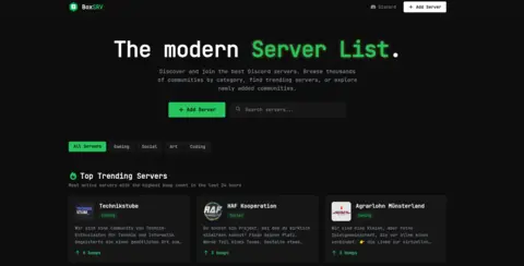 BoxSrv.net Screenshot