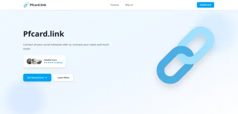 pfcard.link Screenshot